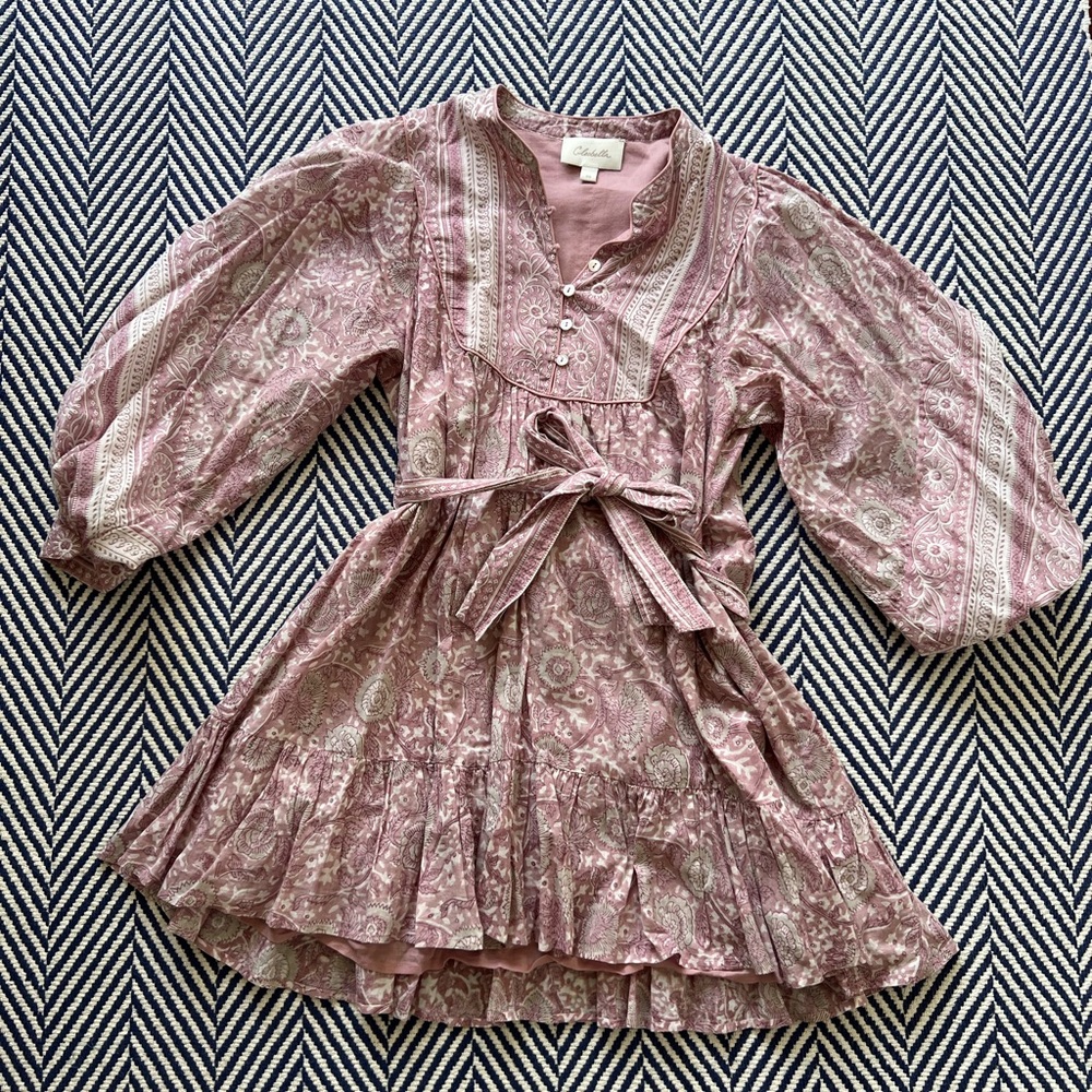 Cleobella pink dress